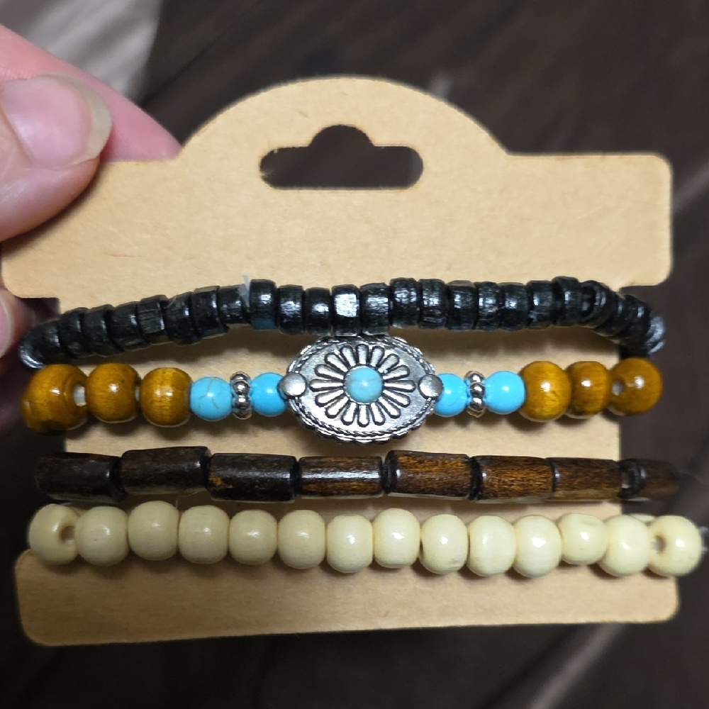 Multicolor Beaded Bracelet Set